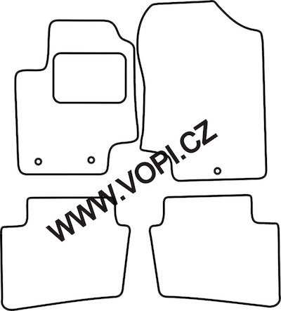 Autokoberce Hyundai i20 03/2011 - 11/2014 Autofit (1849)